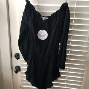 Auguste Black Romper